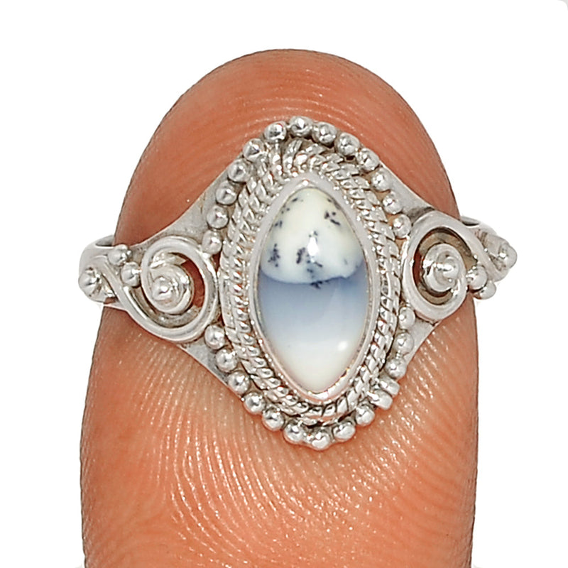 Small Filigree - Dendrite Opal Ring - DROR2591