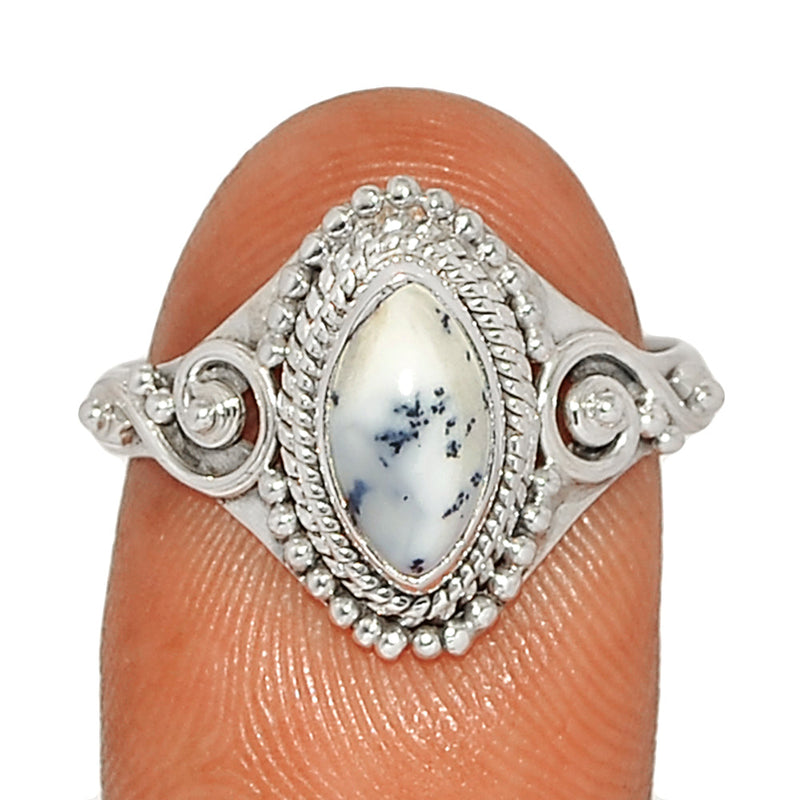 Small Filigree - Dendrite Opal Ring - DROR2592