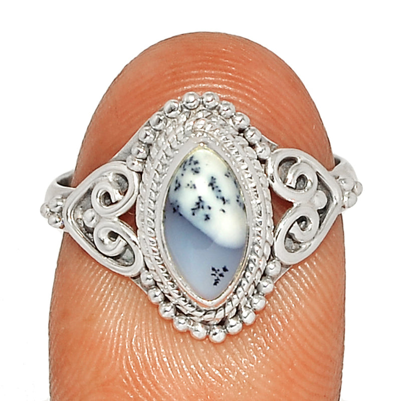 Small Filigree - Dendrite Opal Ring - DROR2593