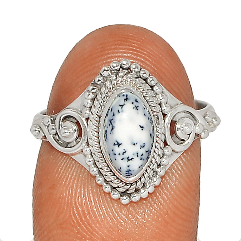 Small Filigree - Dendrite Opal Ring - DROR2595