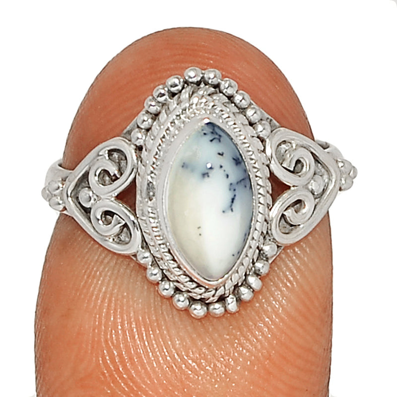 Small Filigree - Dendrite Opal Ring - DROR2597
