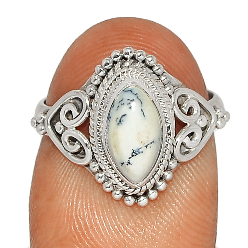Small Filigree - Dendrite Opal Ring - DROR2598
