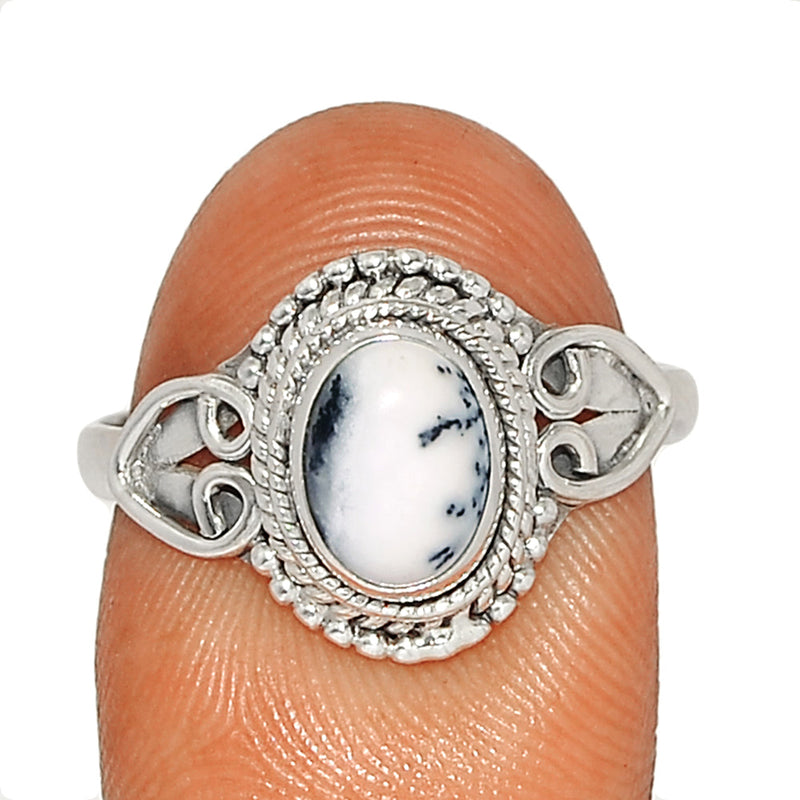 Small Filigree - Dendrite Opal Ring - DROR2603