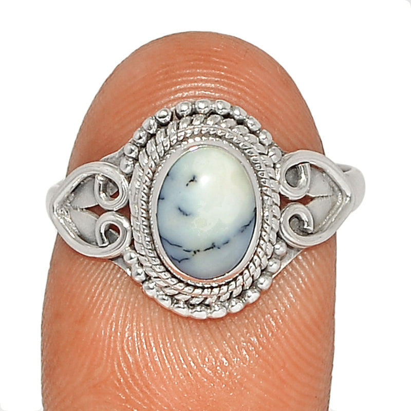 Small Filigree - Dendrite Opal Ring - DROR2608