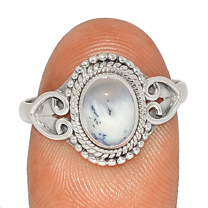 Small Filigree - Dendrite Opal Ring - DROR2610