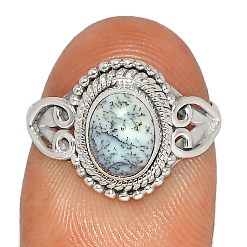 Small Filigree - Dendrite Opal Ring - DROR2611