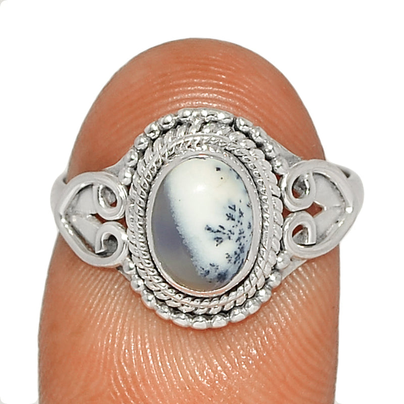 Small Filigree - Dendrite Opal Ring - DROR2616