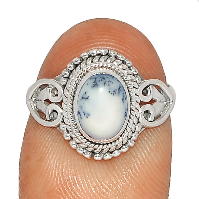 Small Filigree - Dendrite Opal Ring - DROR2618