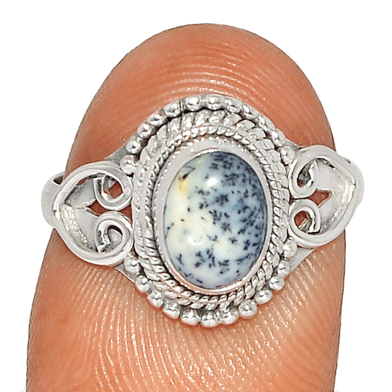 Small Filigree - Dendrite Opal Ring - DROR2619