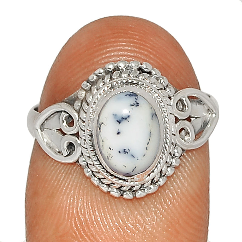 Small Filigree - Dendrite Opal Ring - DROR2622