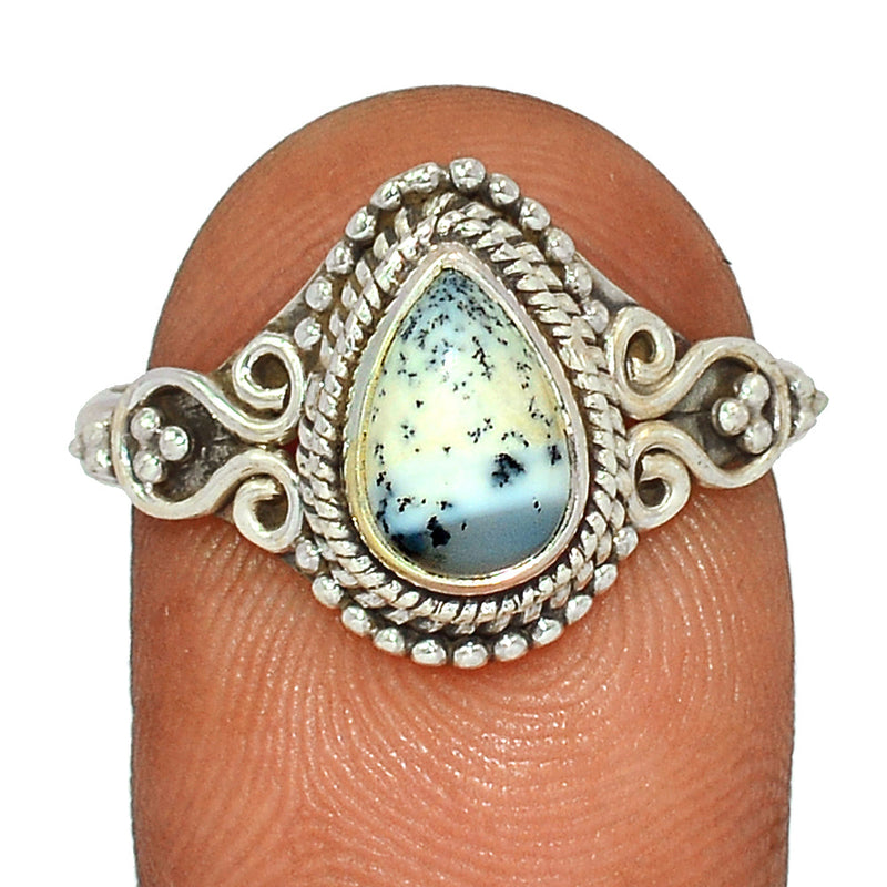 Small Filigree - Dendrite Opal Ring - DROR2632