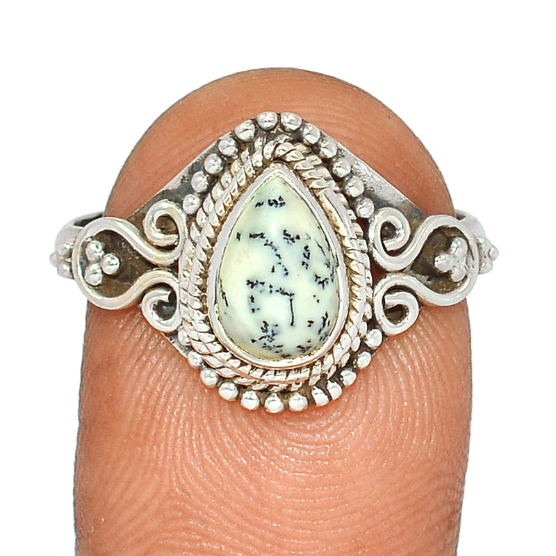 Small Filigree - Dendrite Opal Ring - DROR2635