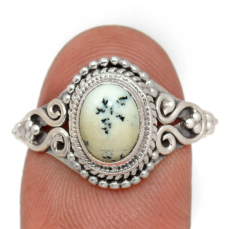 Small Filigree - Dendrite Opal Ring - DROR2737