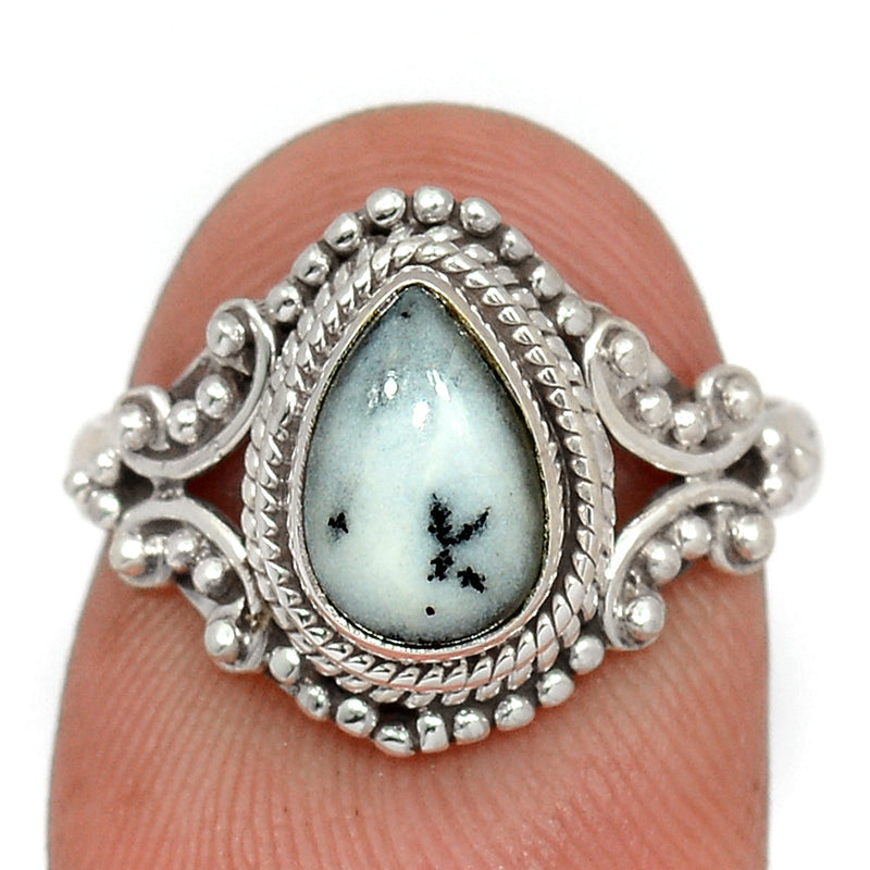 Small Filigree - Dendrite Opal Ring - DROR2739