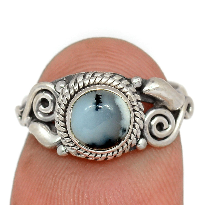 Small Filigree - Dendrite Opal Ring - DROR2742