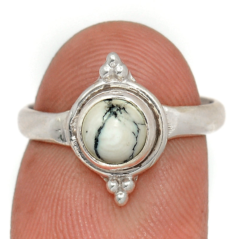 Small Filigree - Dendrite Opal Ring - DROR2743