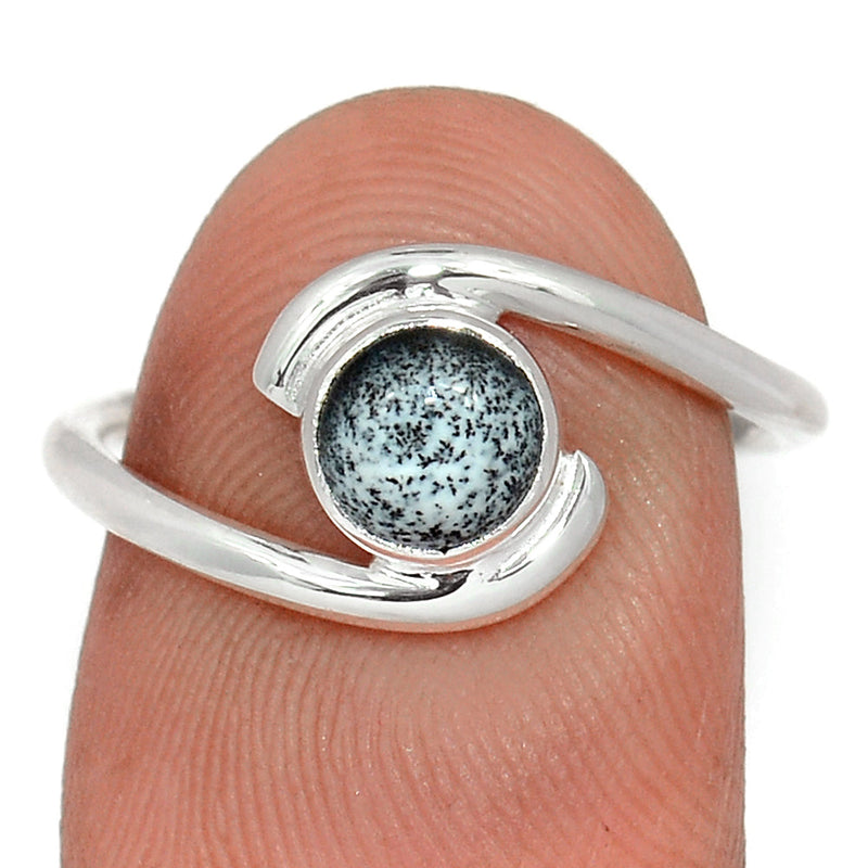 Small Plain - Dendrite Opal Ring - DROR2748