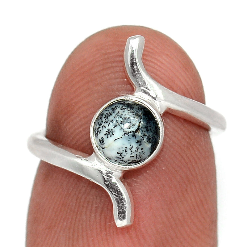 Small Plain - Dendrite Opal Ring - DROR2751