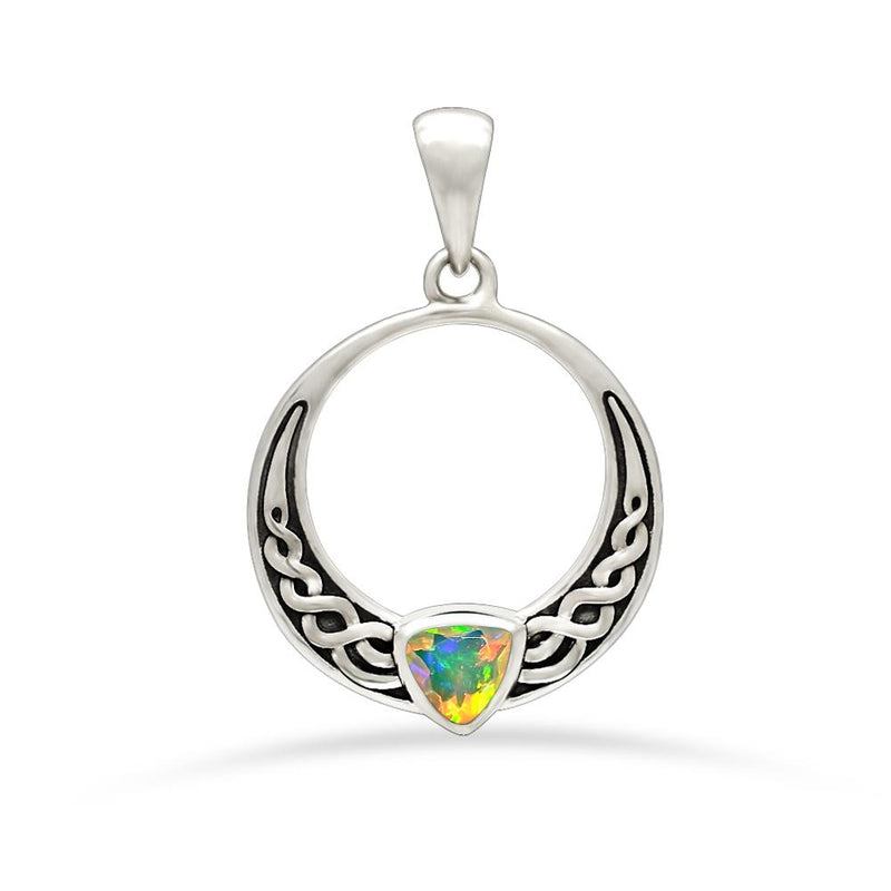 Celtic Design - Ethiopian Opal Faceted  Pendants - CCP504-EOF Catalogue