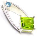 0.7" Peridot Pendantst - P1403P