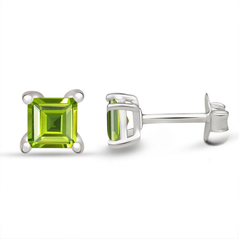 3*3 MM Square - Peridot Stud - SBC103-P Catalogue