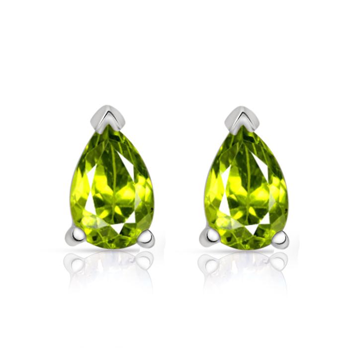 3*5 MM Pear - Peridot Stud - SBC111-P Catalogue