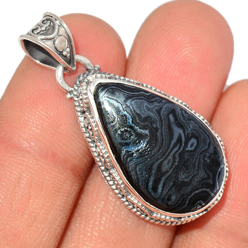 1.5" Psilomelane Pendants - PSLP915