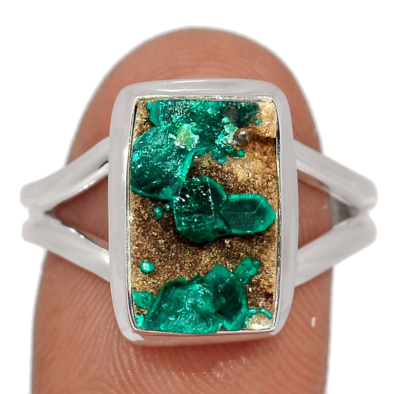 Dioptase Crystal Ring - DTCR395