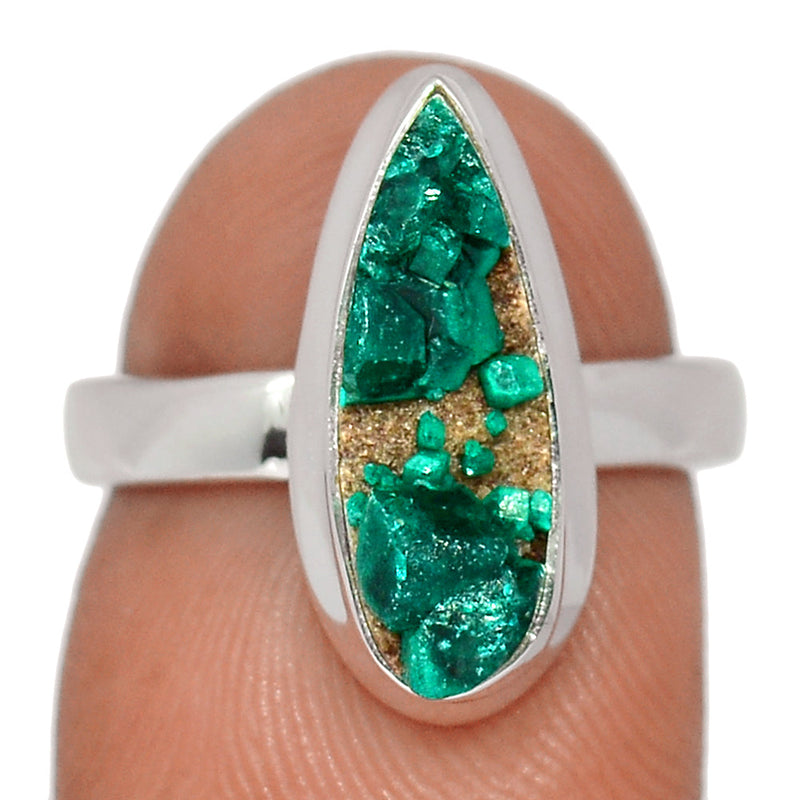 Dioptase Crystal Ring - DTCR404