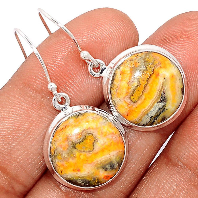 1.3" Indonesian Bumble Bee Earrings - ECPE904