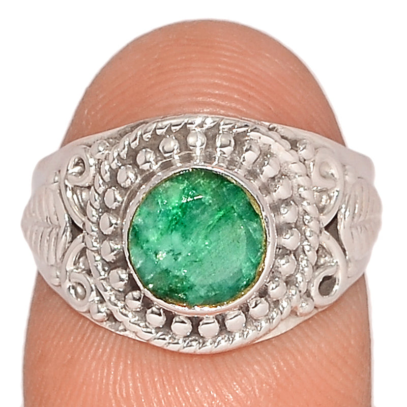Fine Filigree - Emerald Ring - EMER561