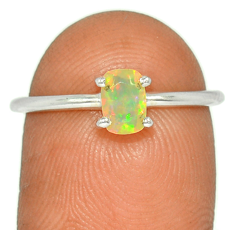 Claw - Ethiopian Opal Faceted Ring - EOFR1903