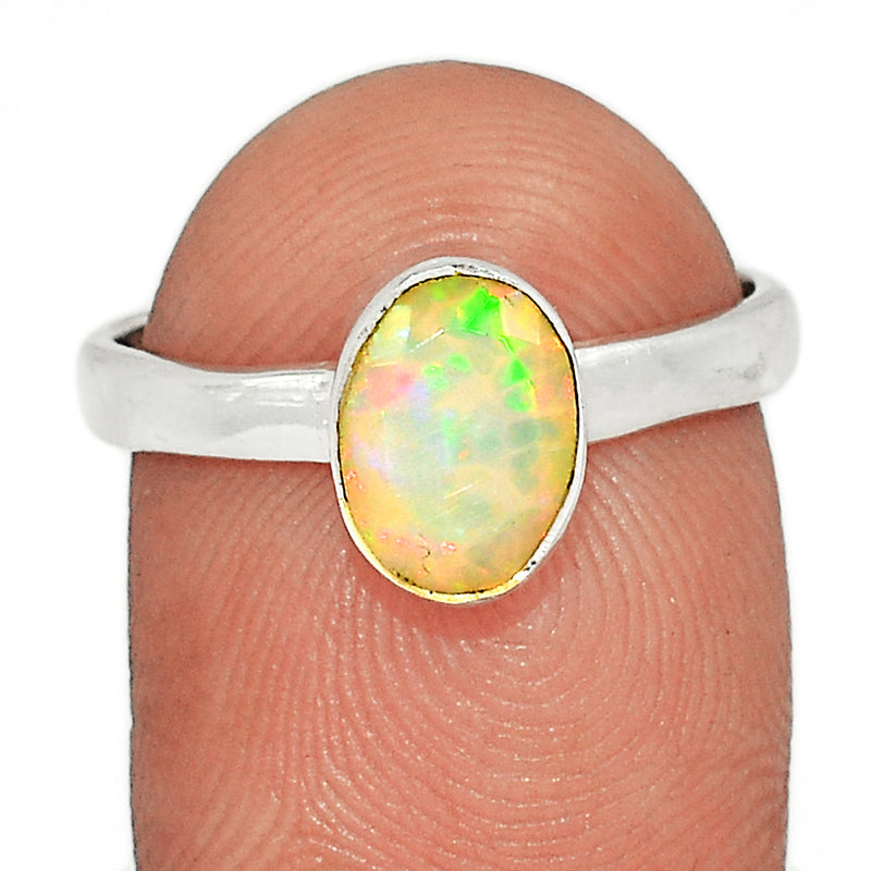 Ethiopian Opal Faceted Ring - EOFR1937