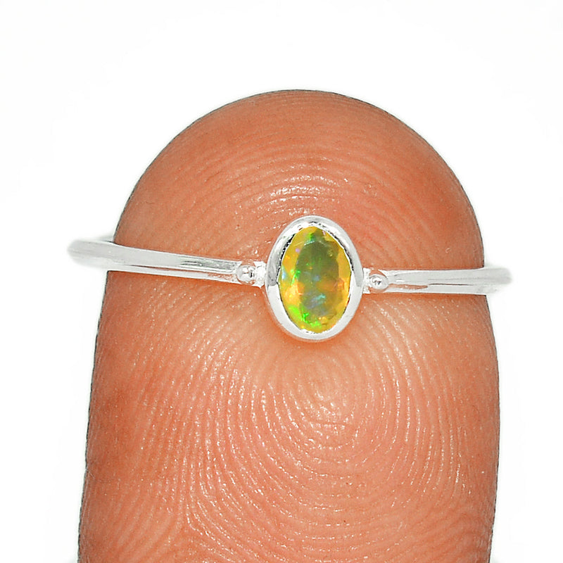 Ethiopian Opal Faceted Ring - EOFR2065