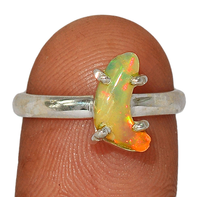 Claw - Ethiopian Opal Polish Rough Ring - EPRR746
