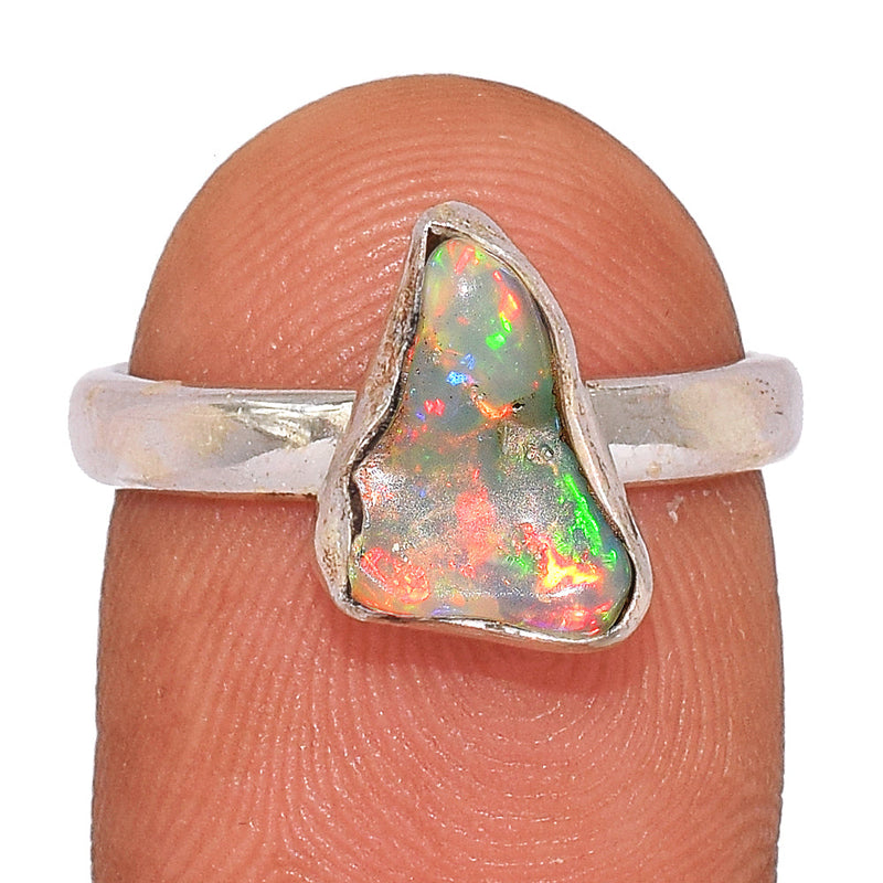 Ethiopian Opal Polish Rough Ring - EPRR895