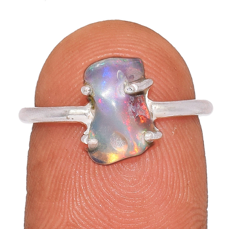 Ethiopian Opal Polish Rough Ring - EPRR900