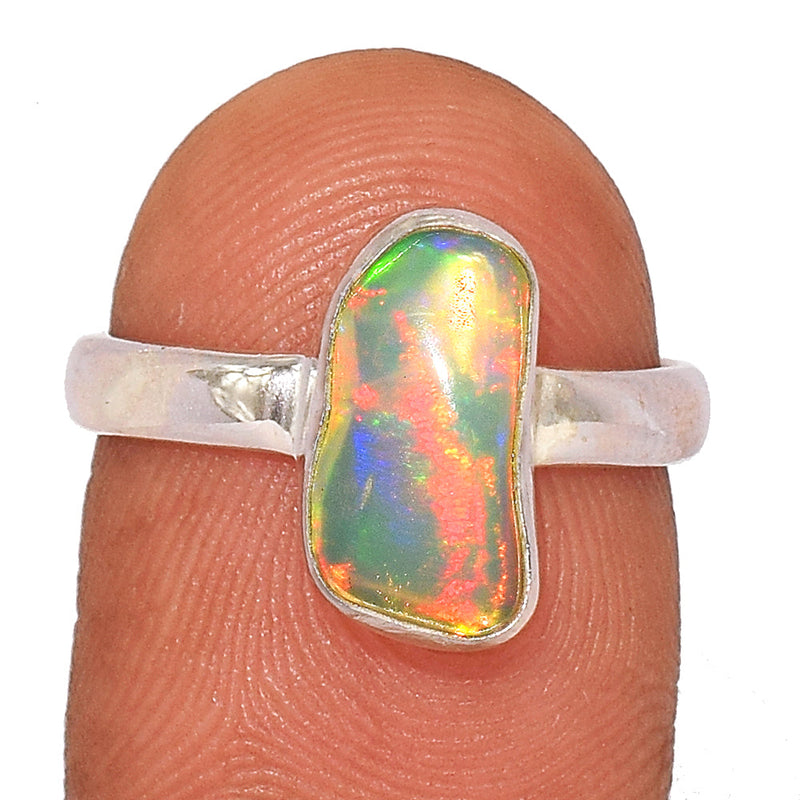 Ethiopian Opal Polish Rough Ring - EPRR908