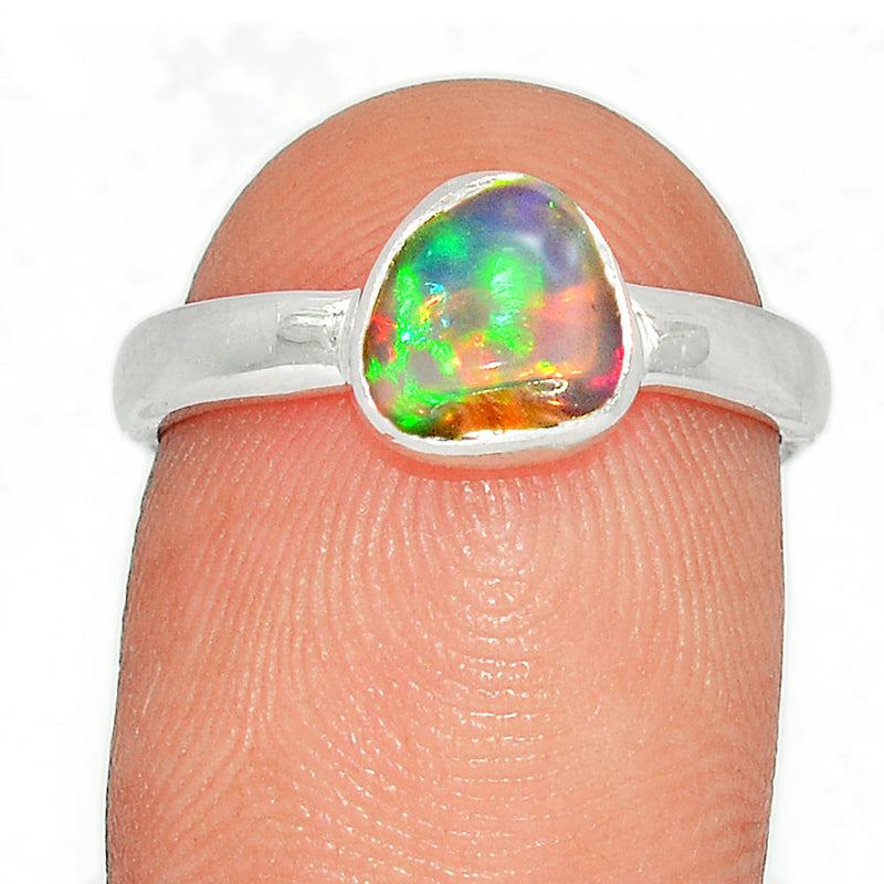 Ethiopian Opal Polish Rough Ring - EPRR926
