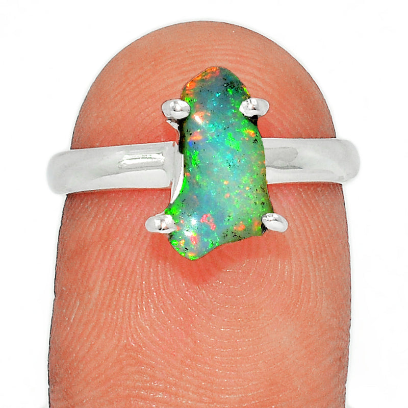 Claw - Ethiopian Opal Polish Rough Ring - EPRR928