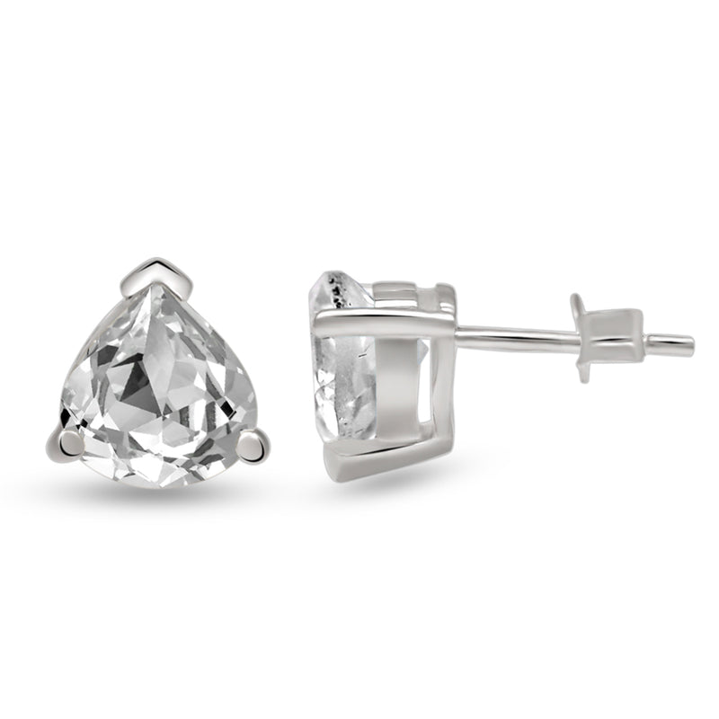 8*8 MM Heart - Crystal Silver Earrings - ER2111CRY Catalogue