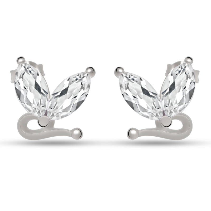 10*5 MM Marquise - Crystal Silver Earrings - ER2114CRY Catalogue