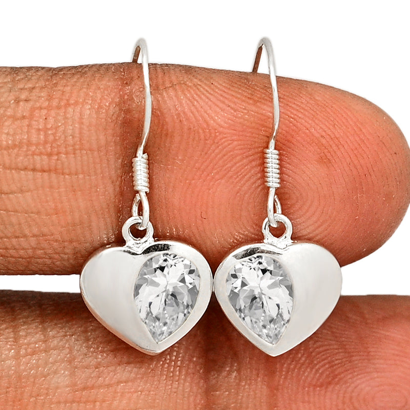 6*9 MM Pear - Crystal Silver Earrings - ER2120CRY Catalogue