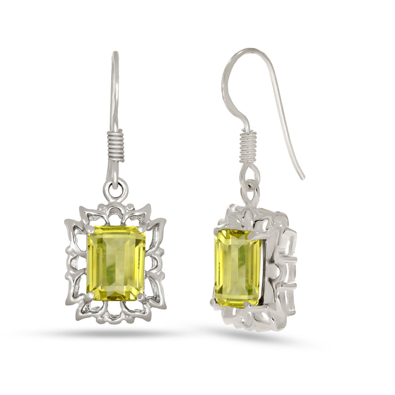 7*9 MM Octo - Lemon Topaz Earrings - ER2124LT