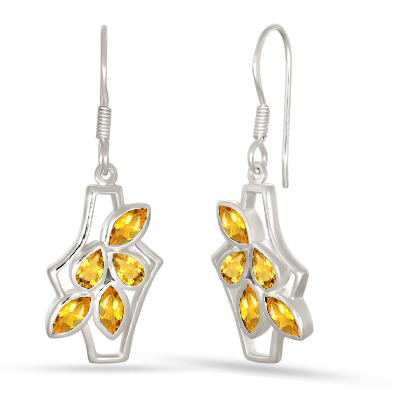 3*6 MM Pear - Citrine Earrings - ER2141C