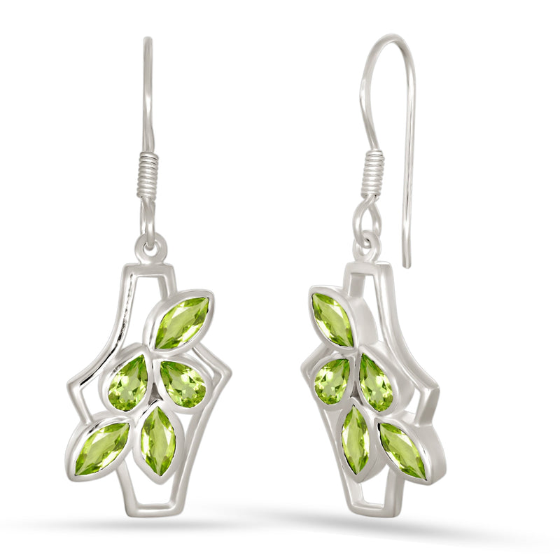 3*6 MM Pear - eridot Earrings - ER2141P