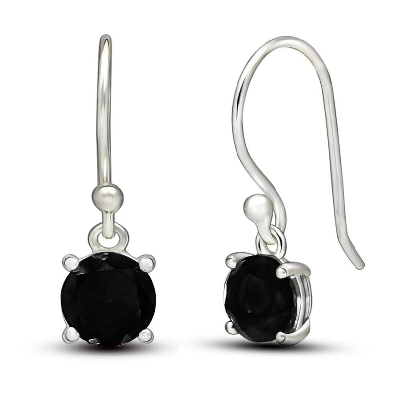 6*6 MM Round - Black Spinal Earrings - ESBC403-BS Catalogue