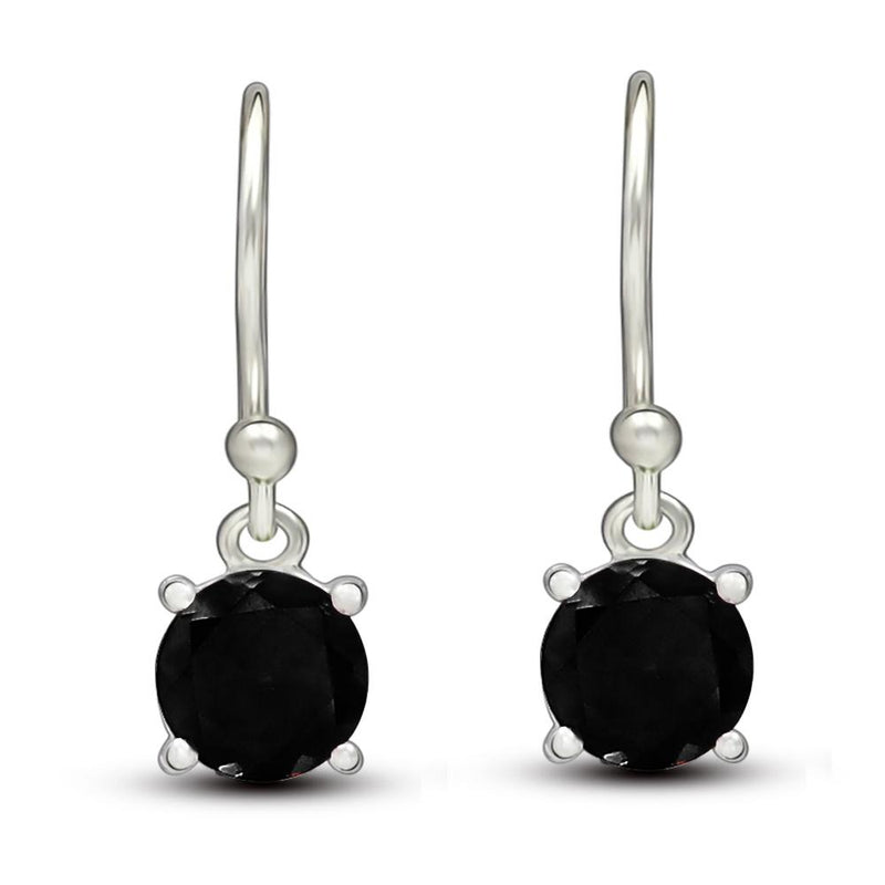 6*6 MM Round - Black Spinal Earrings - ESBC403-BS Catalogue