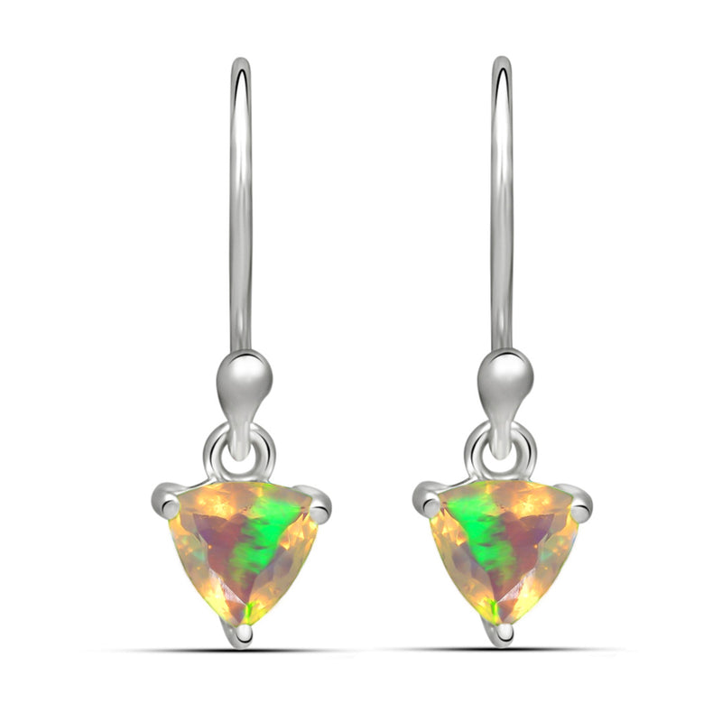 6*6 MM Trillion - Ethiopian Opal Faceted Earrings - ESBC404-EOF Catalogue