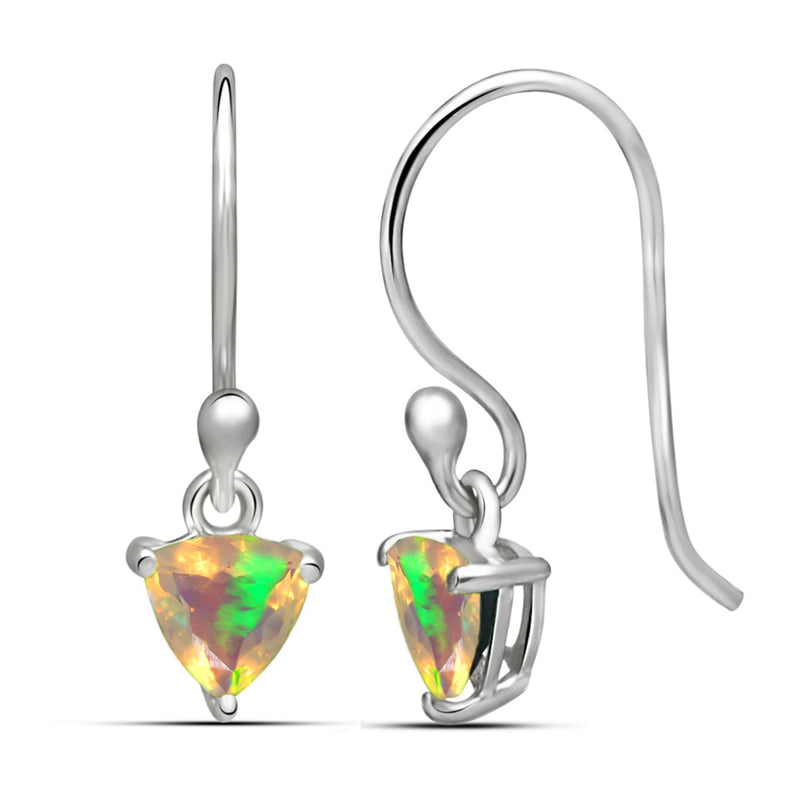 6*6 MM Trillion - Ethiopian Opal Faceted Earrings - ESBC404-EOF Catalogue